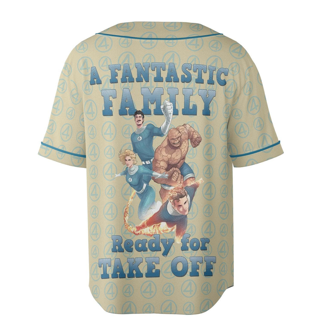 The Fantastic Four First Steps Unisex Baseball Jersey, Movie Jersey