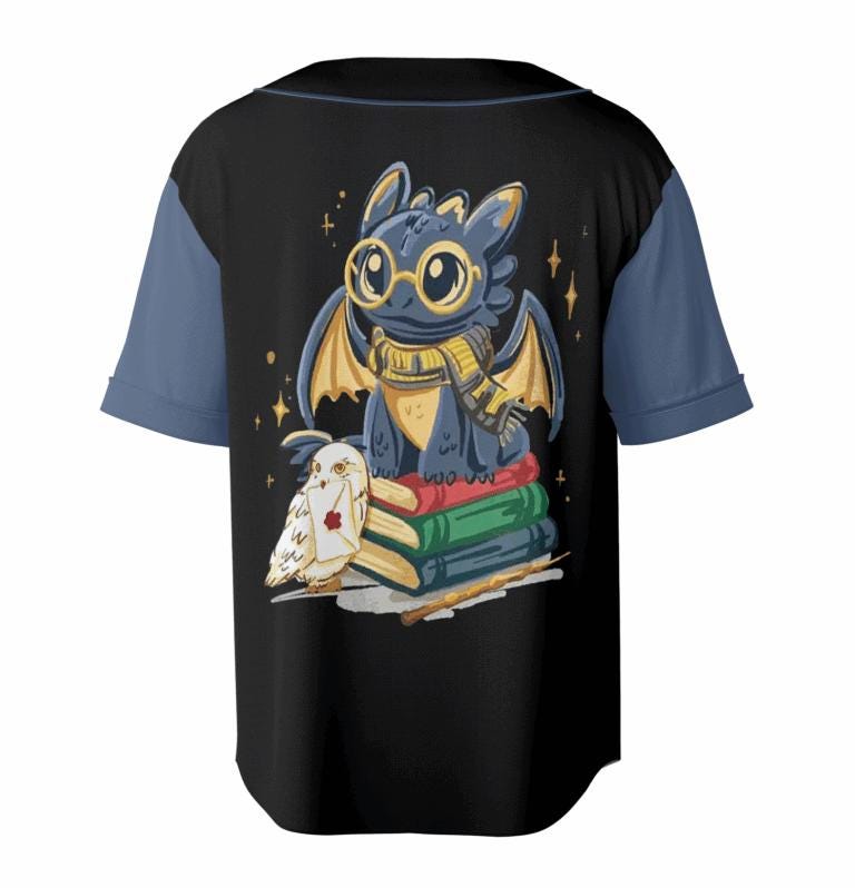 Cute dragon halloween Jersey, dragon vector, vector halloween, wizard dragon, vector dragon Jersey