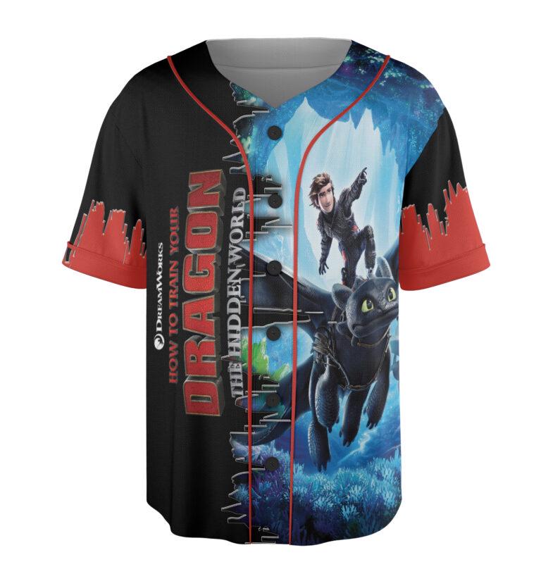 How to Train Your Dragon Toothless 3D Jersey, Movie Jersey, Cute Dragon Toothless