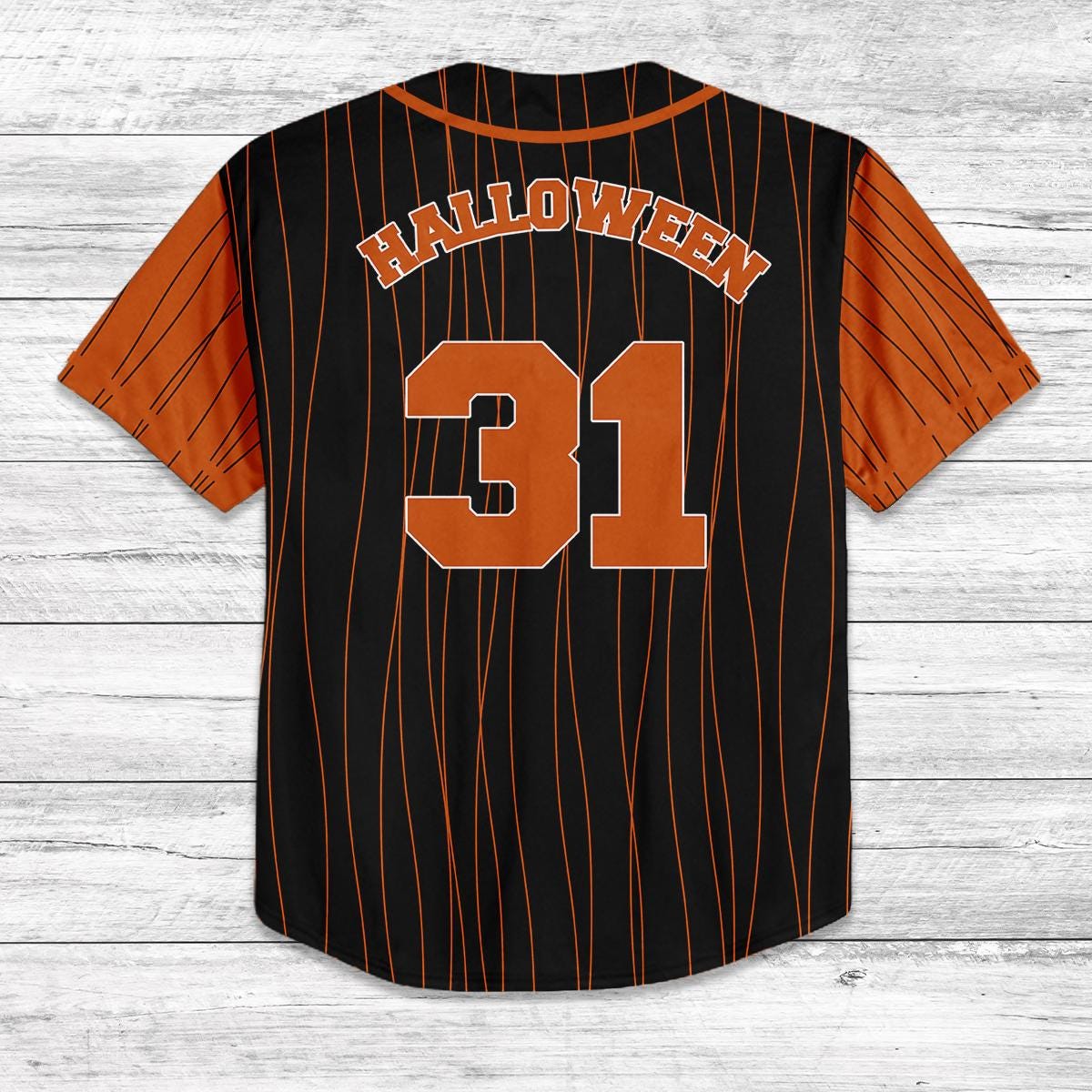 Custom Spooky Baseball Jersey, Halloween Jersey Shirt, Kids Youth Adult Matching Halloween Outfit, October 31 Costume Jersey Tee