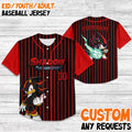 Custom Shadow The Hedgehog Sonic Baseball Jersey, Kids Youth Adult Gamer Shirt, Sonic Fan Gift, Personalized Video Game Jersey Tee