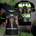 NBA Youngboy Masa Tour TShirt 3D