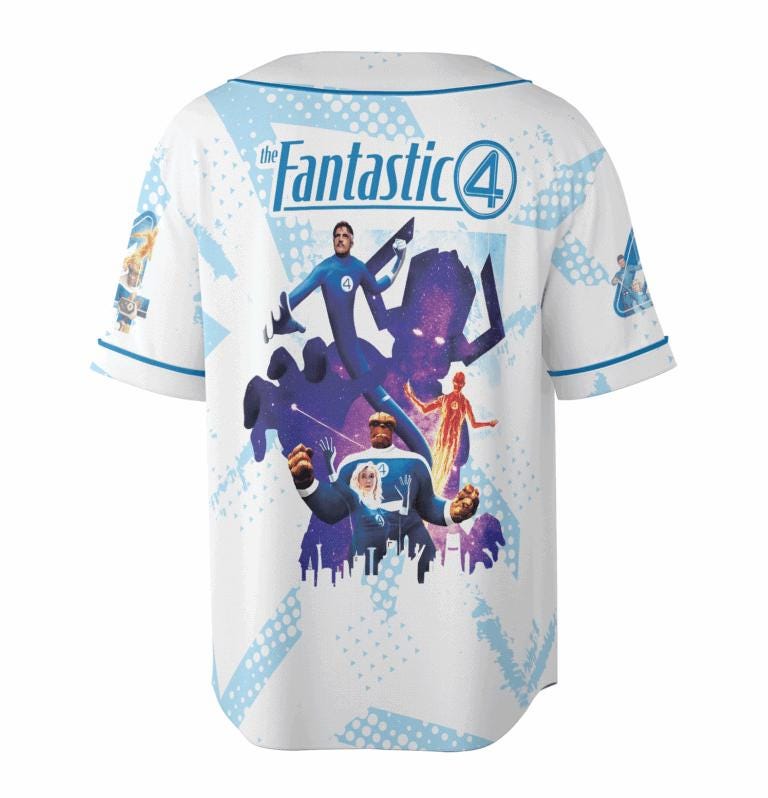 Share The Fantastic Four First Steps Prepare 4 Lauch 3D Jersey, Movie Jersey