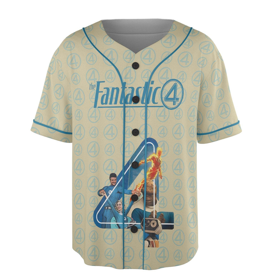 The Fantastic Four First Steps Unisex Baseball Jersey, Movie Jersey
