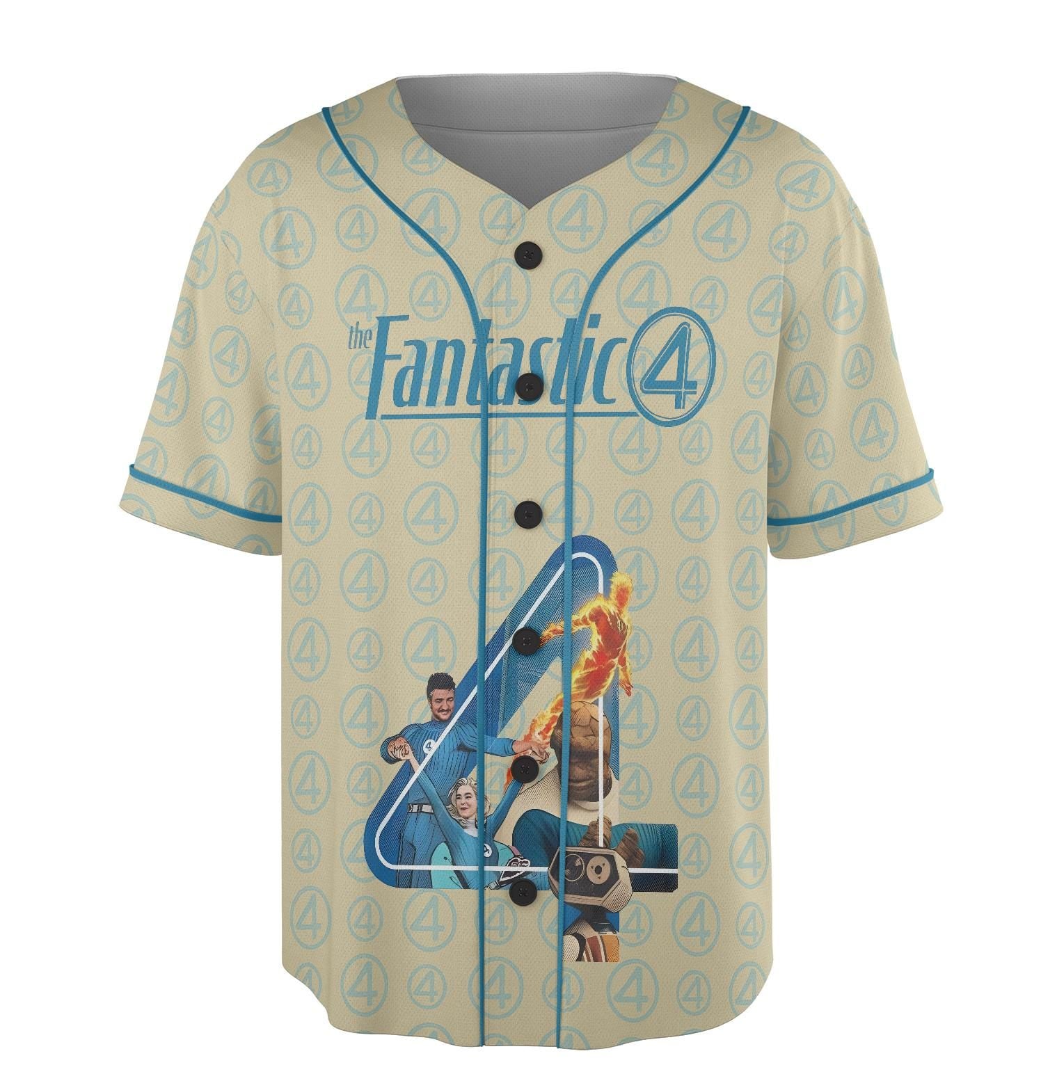 The Fantastic Four First Steps Unisex Baseball Jersey, Movie Jersey