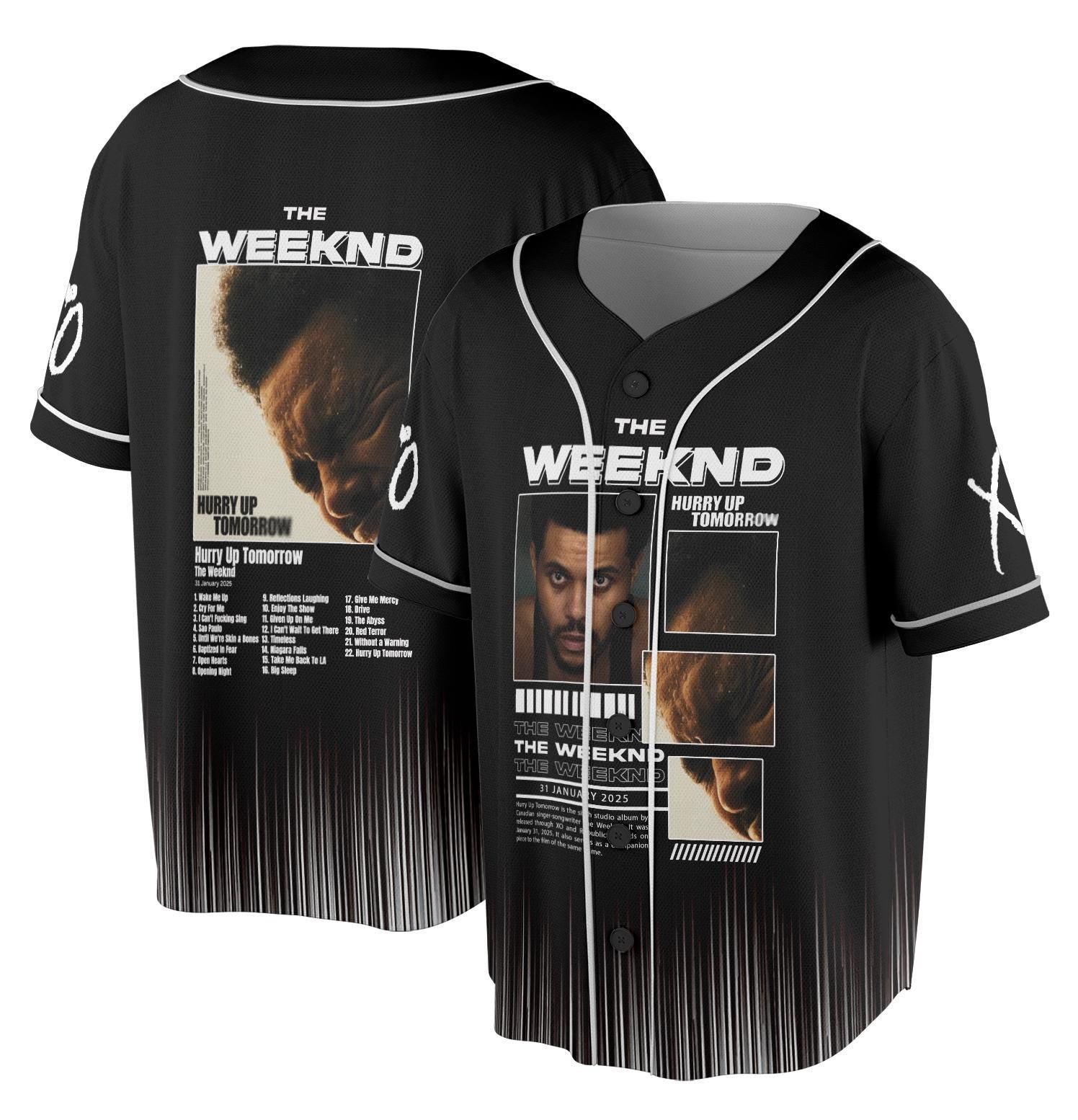 Vintage The Weeknd Shirt, The Weeknd Baseball Jersey, Hip-Hop Music Shirt, Starboy, After Hours Album, The Weeknd Merch