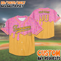 Custom Ice Cream Baseball Jersey, Personalized Name Number Shirt, Birthday Gift, Family Trip Matching Outfit, Fun Summer Jersey