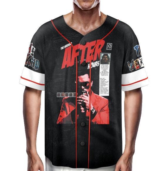 The Weeknd Merch, Dawn Fm Jersey, Starboy Jersey