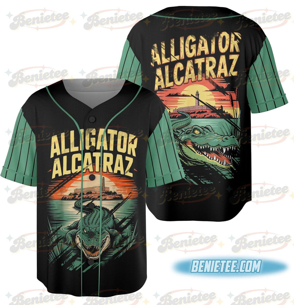 Alligator Baseball Jersey, Alcatraz Gator Enforcement