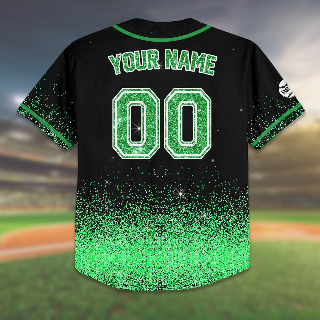 Custom Glitter Team Baseball Jersey for Kids Youth Adult| Matching Glitter Shirt| Personalized Team Outfit for Groups| Matching Outfit