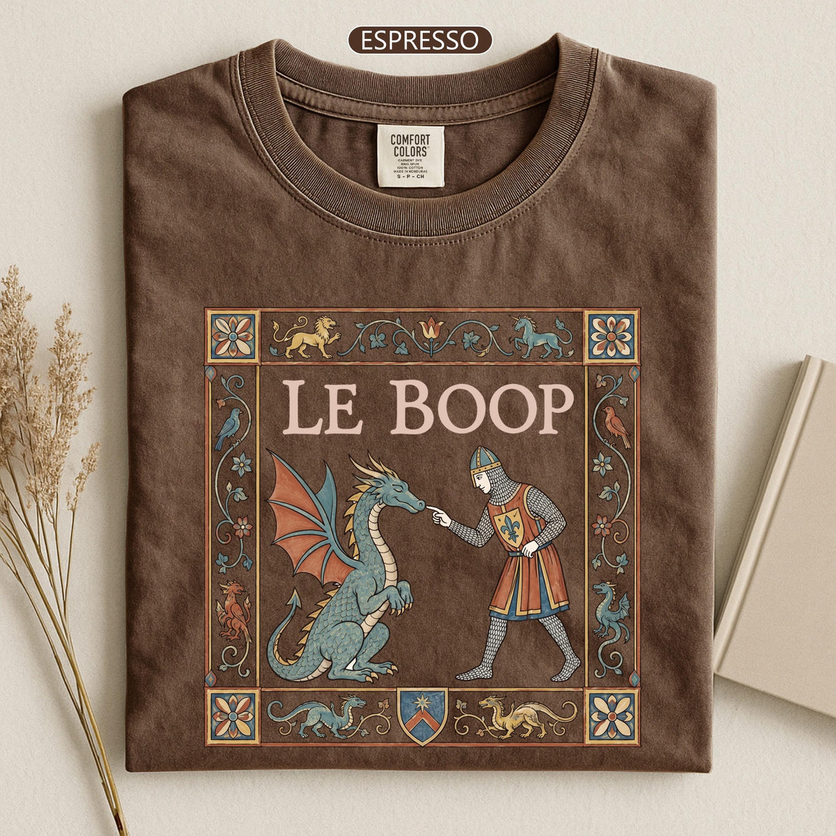 Le Boop Dragon Medieval Knight Tee Fantasy Meme Gamer Unisex T-shirt, Sweatshirt, Hoodie (4)