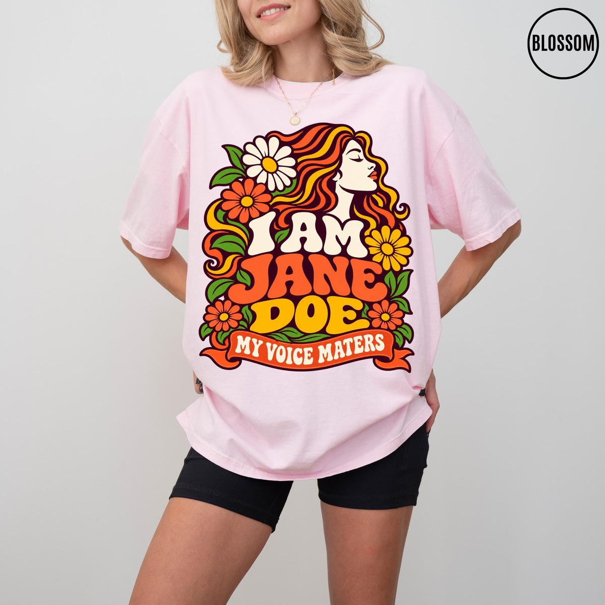 Am Jane Doe Comfort Colors Sa Survivor Tee Feminist Solidarity Protes Rights Tee Feminist (3)