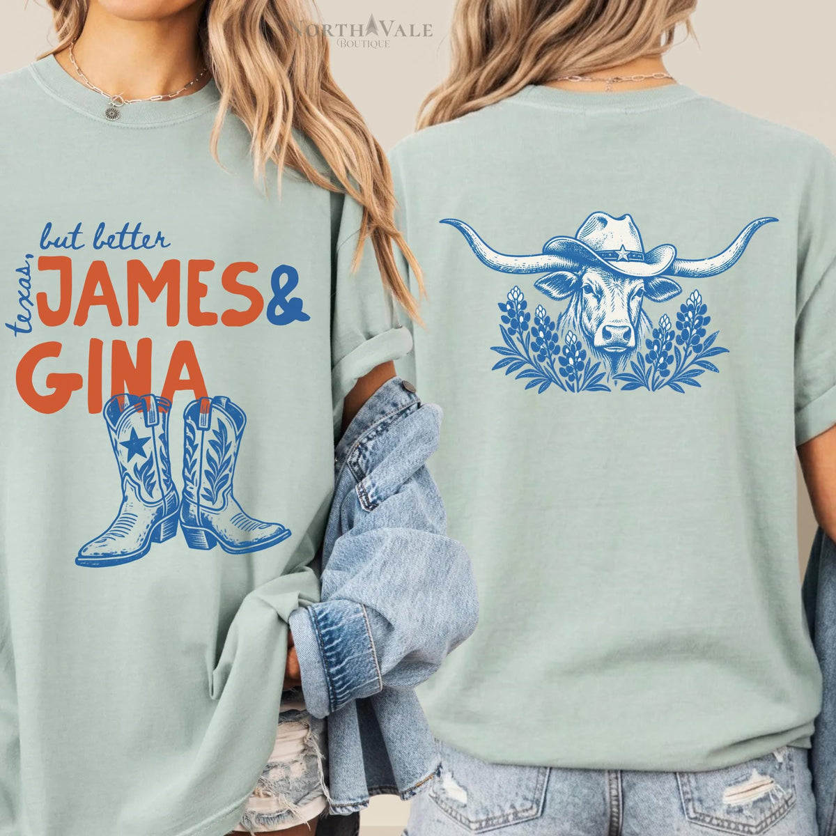 James Talarico Senate Gina Hinojosa Governor Vote Blue Texas Tee Turn Texas Blue Folk Art Midterms 2026 (3)