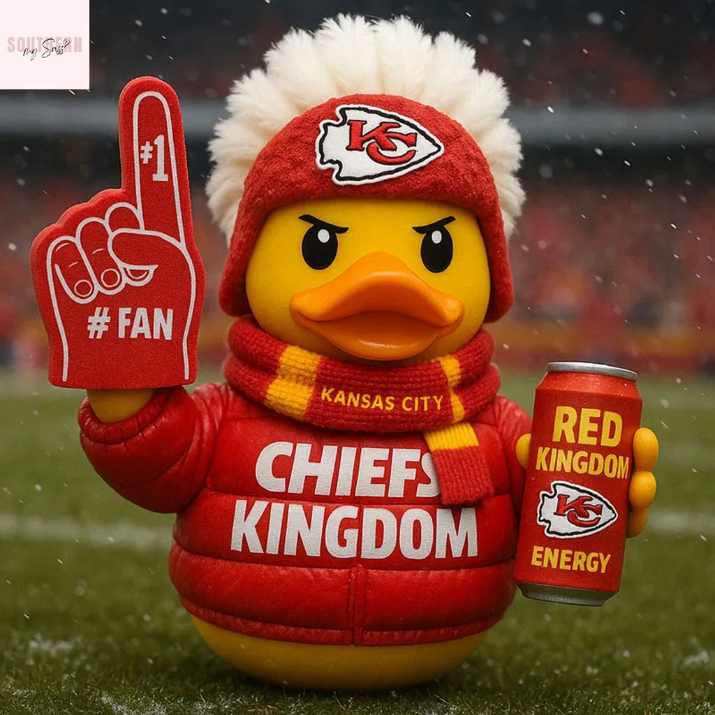Kansas City Chiefs Kingdom Rubber Duck