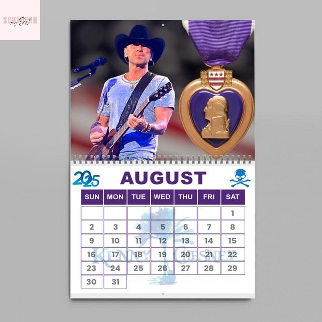 Kenny Chesney 2026 Wall Calendar