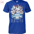 Los Angeles Dodgers National League Champions 2025 Signature Unisex T-Shirt