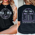 Mama Rock Tour Shirt Mom Life Breathable Casual Breathable Casual Breathable Casual Breathable Casual Breathable Casual Comfort Top Womenswear Comfortable Day T-Shirts