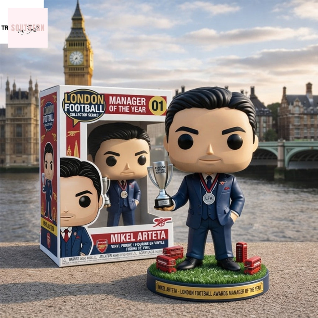 Mikel Arteta Lfa Manager Of The Year Commemorative Pop Figure Doll