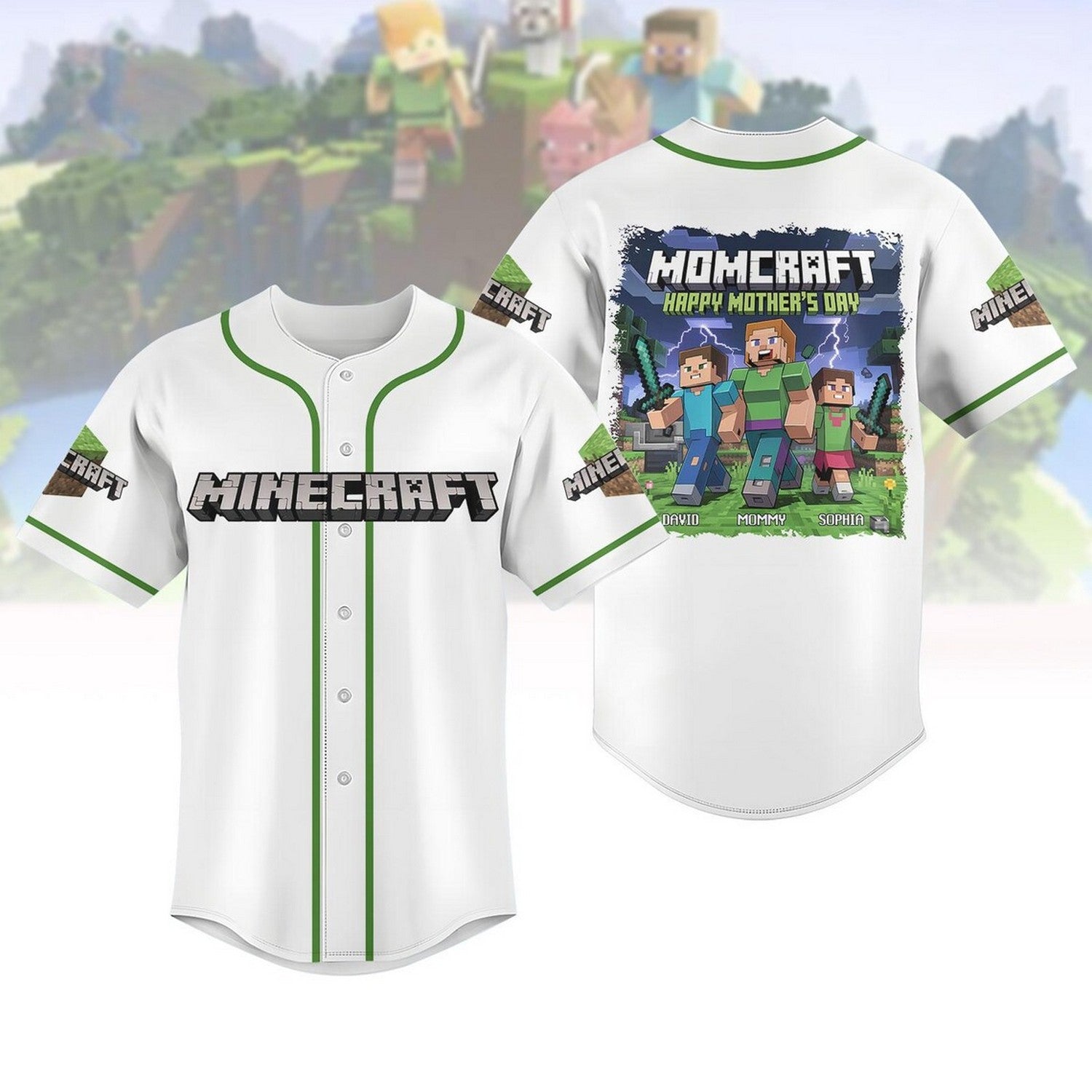 Momcraft Happy Mother's Day Baseball Jersey