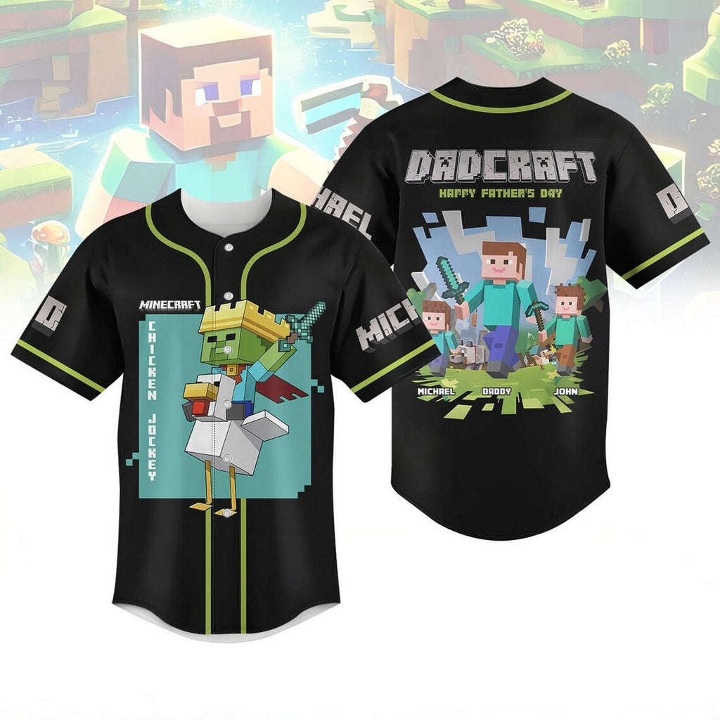 Momcraft Happy Mother's Day Black Baseball Jersey
