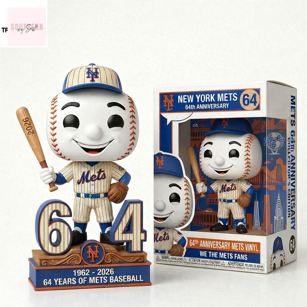 New York Mets 64Th Anniversary Pop Figure Doll