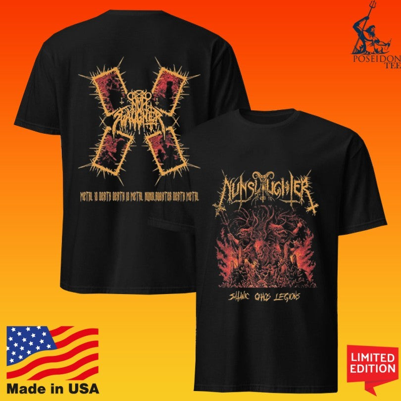 Nunslaughter Satanic Chaos Reigns T-shirt