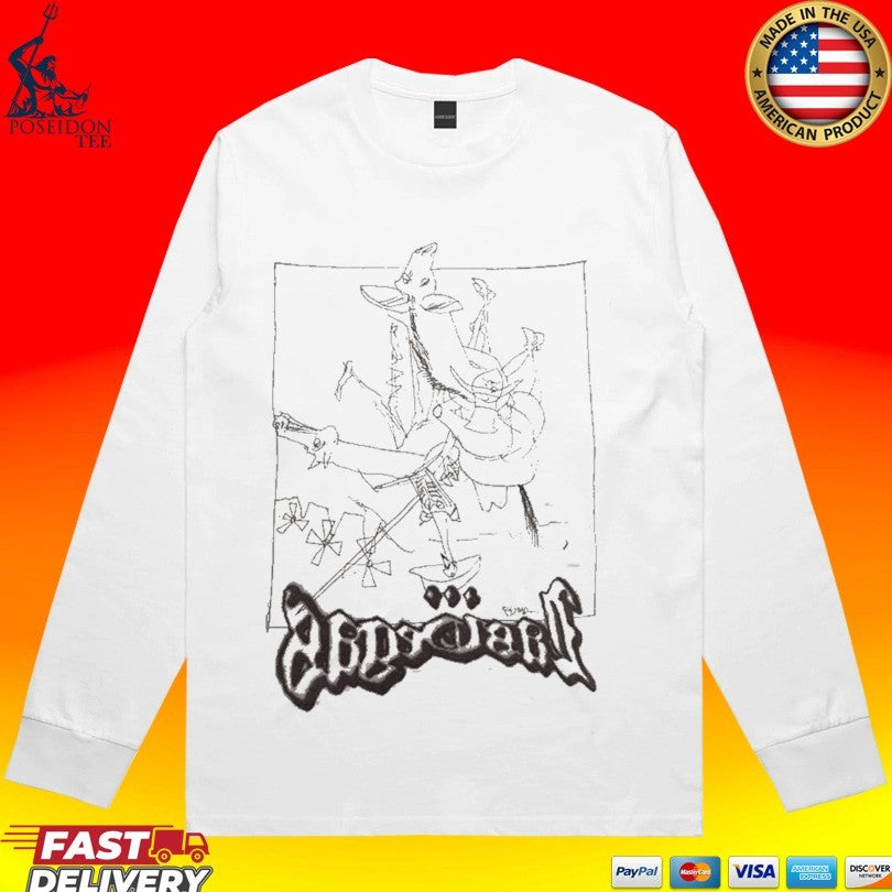 Nwahype Travis Scott Ralph Steadman Sketch T-shirt