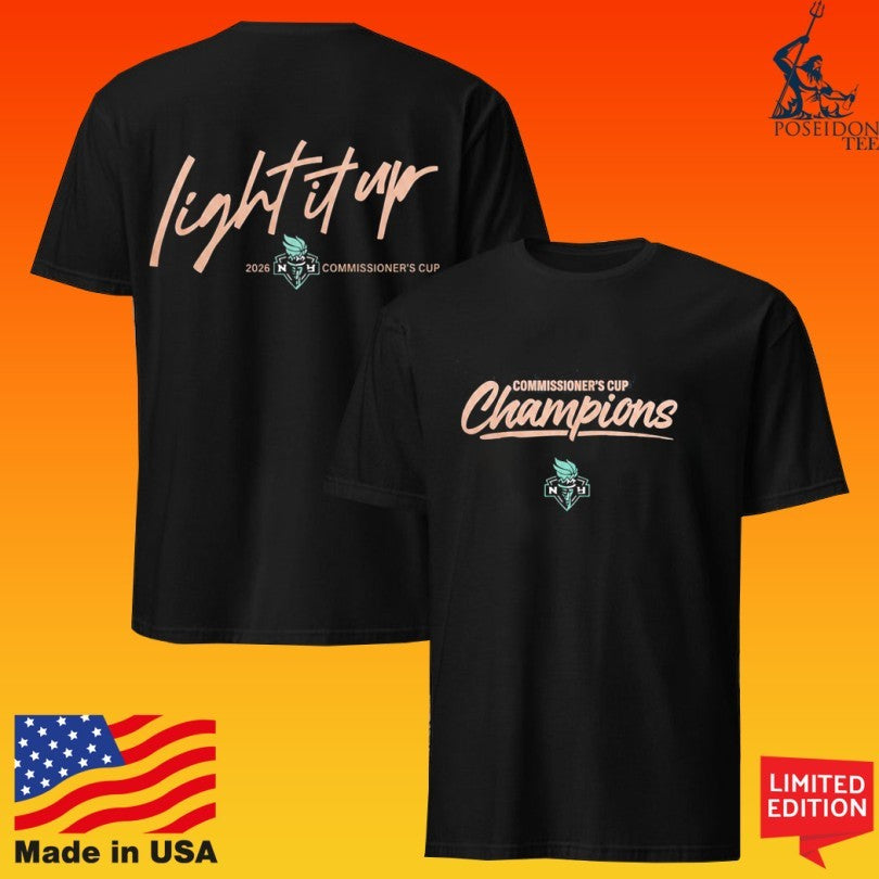 NY Liberty 2026 Commissioner’s Cup Champions T-shirt