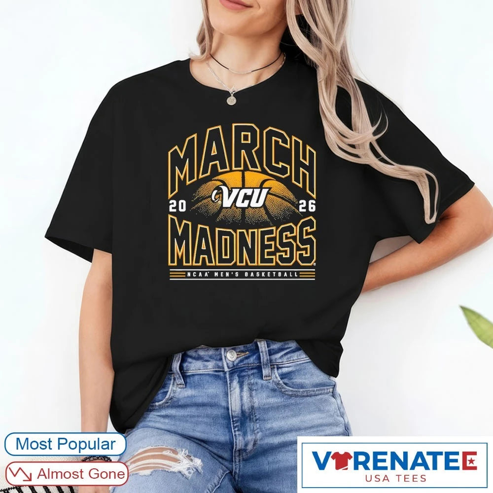 Official 2026 NCAA Men’s Basketball March Madness VCU Fan T-Shirt