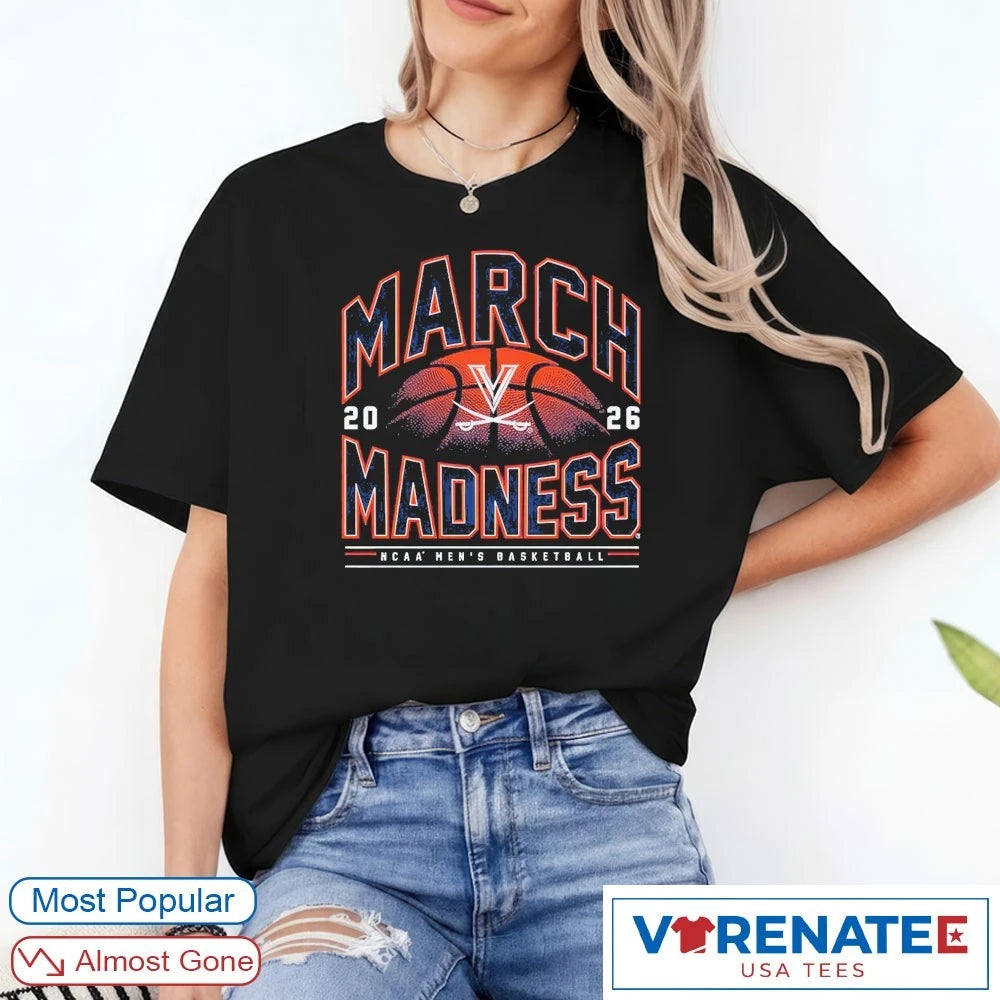 Official 2026 NCAA Men’s Basketball March Madness Virginia Fan T-Shirt