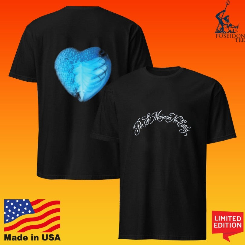 Omar Courtz Blue Infinite Heart Fan T-shirt