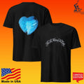 Omar Courtz Blue Infinite Heart Fan T-shirt