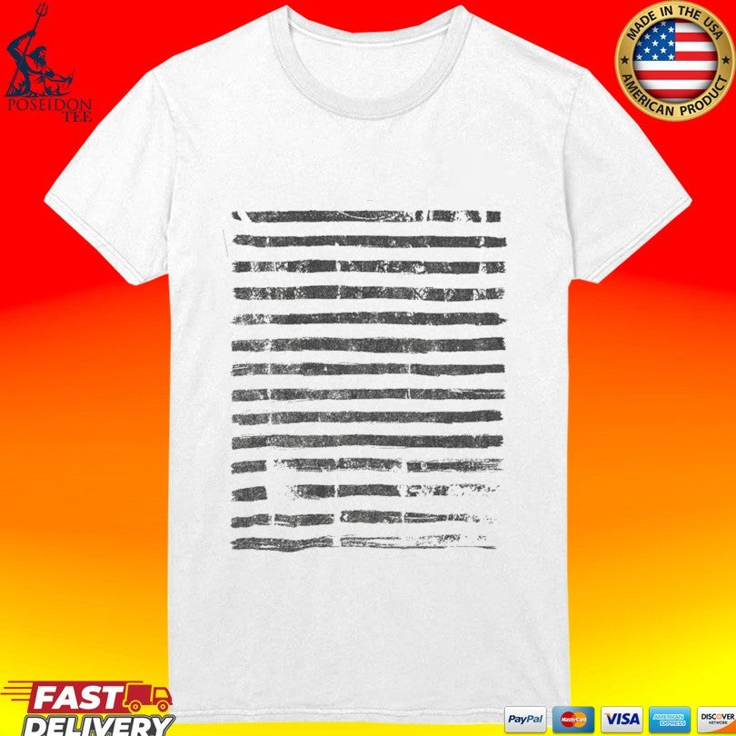 Over Print Stripe Rocker T-shirt