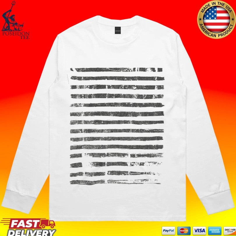 Over Print Stripe Rocker T-shirt