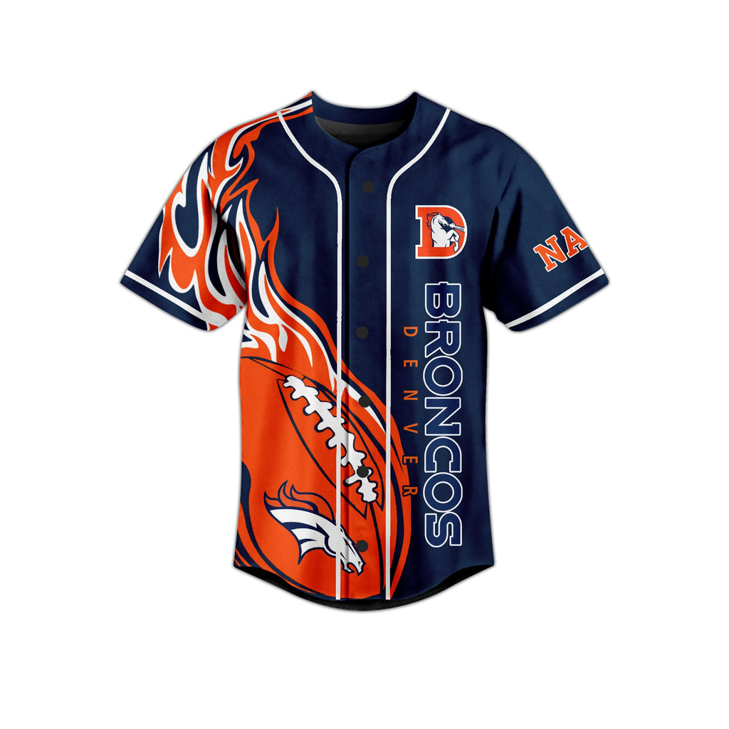 Personalized Broncos Baseball Jersey For Fans