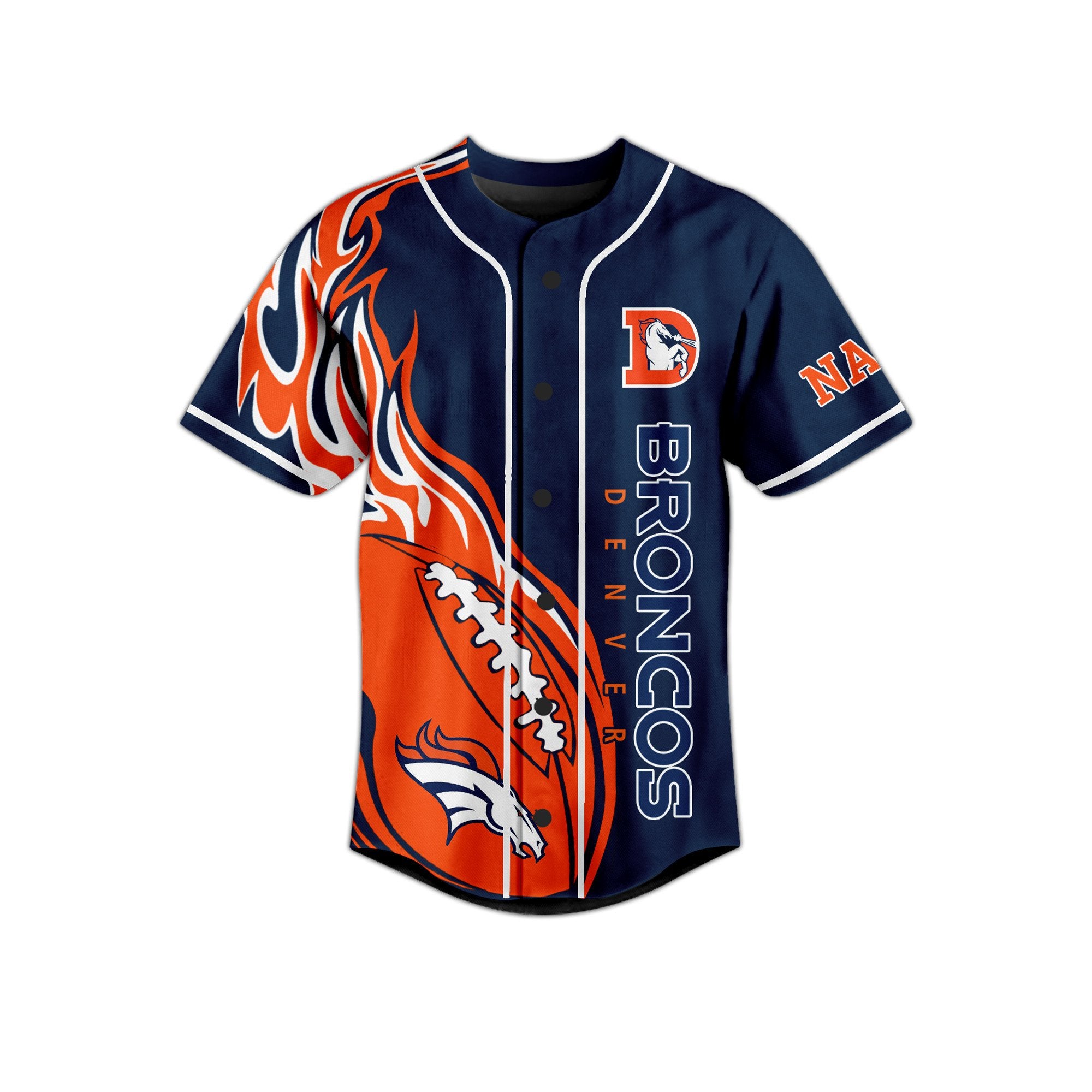 Personalized Broncos Baseball Jersey For Fans