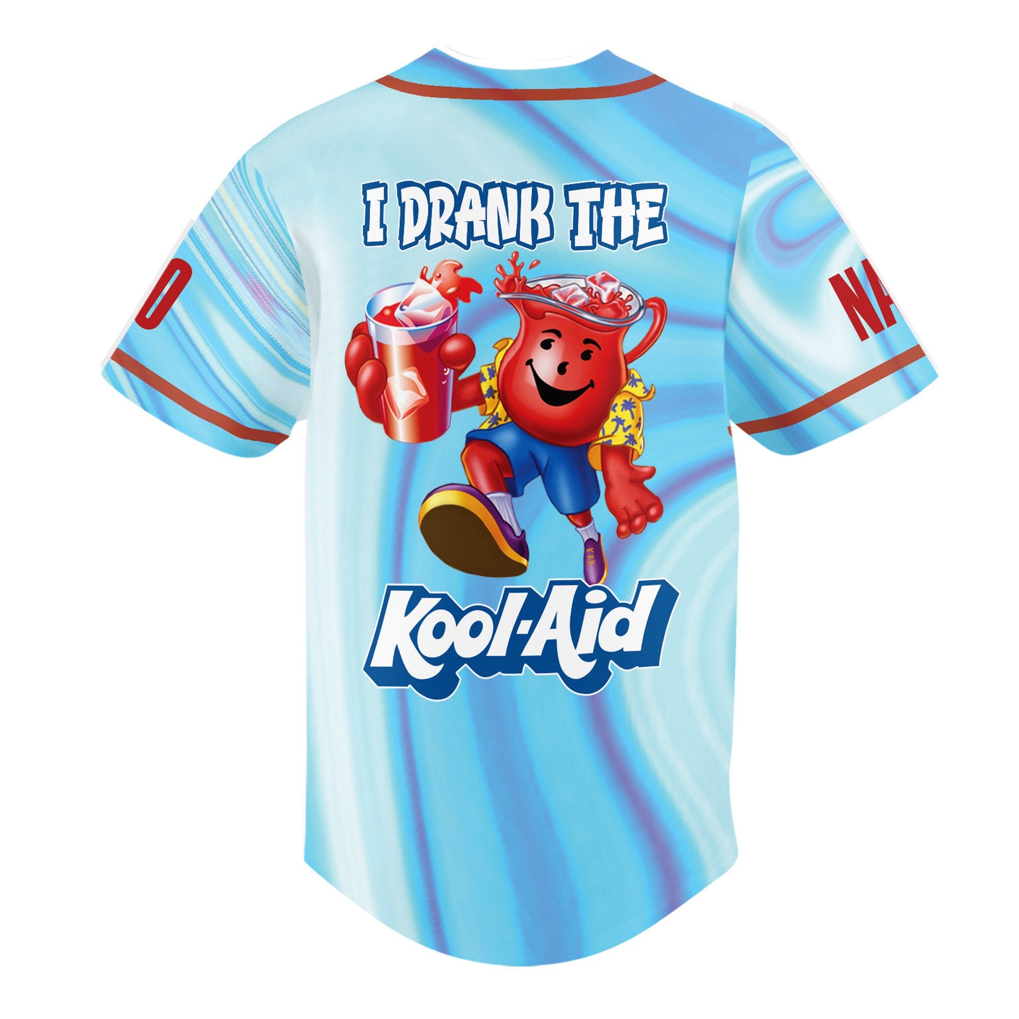 Personalized I Drank The Kool-Aid Funny Baseball Jersey