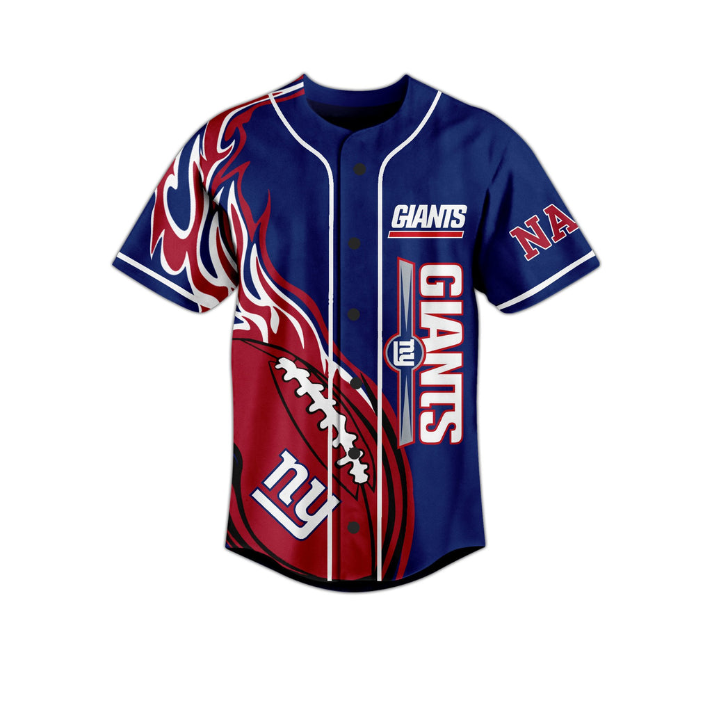Personalized New York Giants Baseball Jersey For Enthusiastic Fans