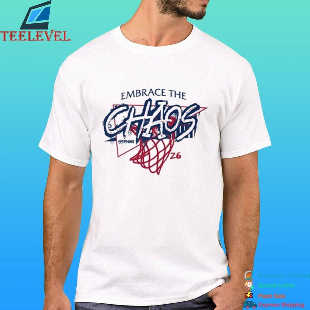 Phnx Embrace The Chaos Phoenix Suns Basketball Shirt