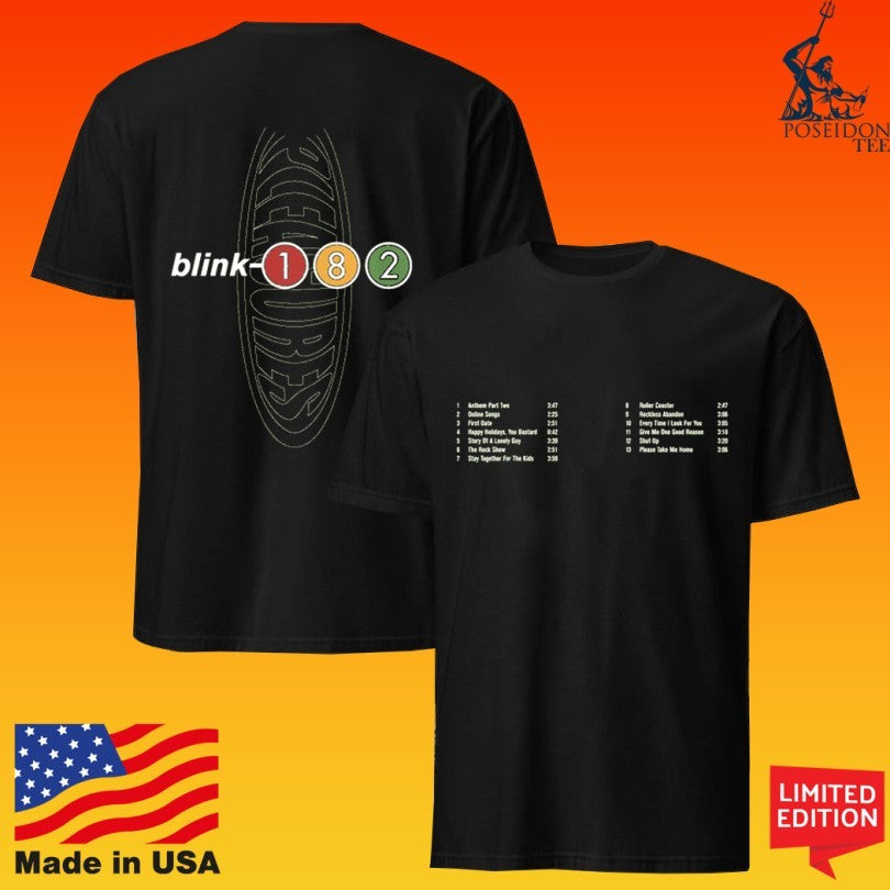 Pleasures X Blink-182 Oval Tracklist T-shirt