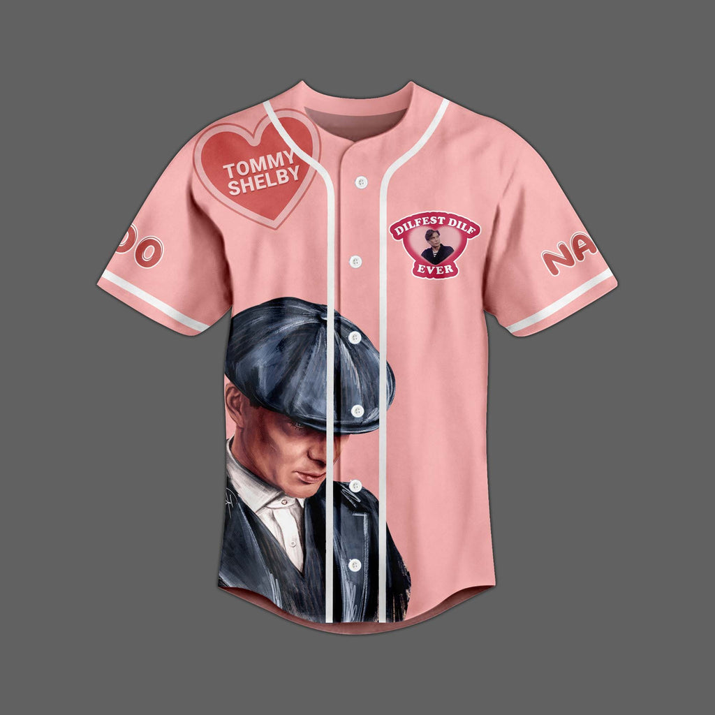 Pretty Pink Thomas Shelby Baseball Jersey Fast Shipping Worldwide