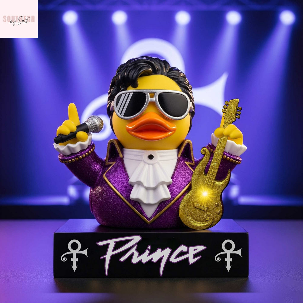 Prince Purple Rain Rubber Duck