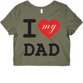 I Love My Dad Graphic Baby Tee