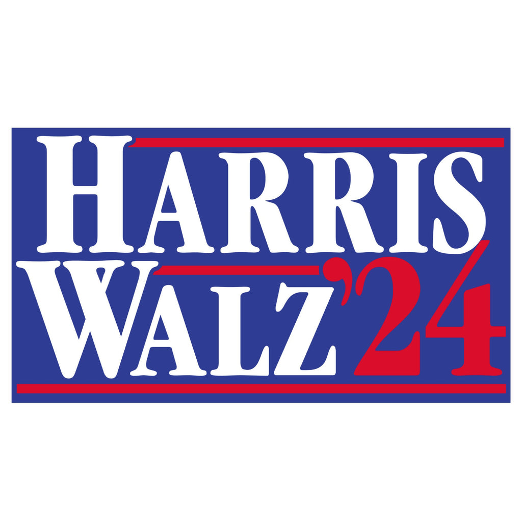 Harris Walz 2024 Blue Sticker