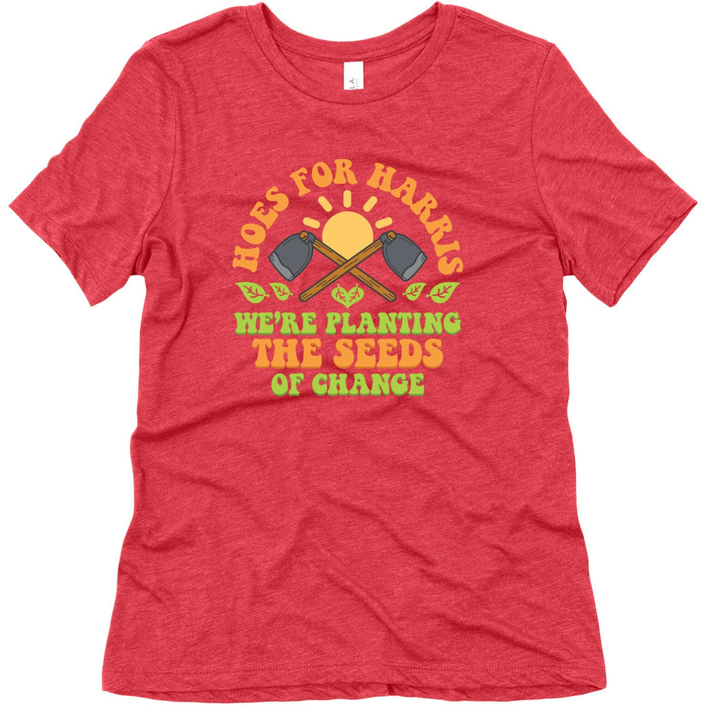Hoes for Harris Womens Triblend Tee