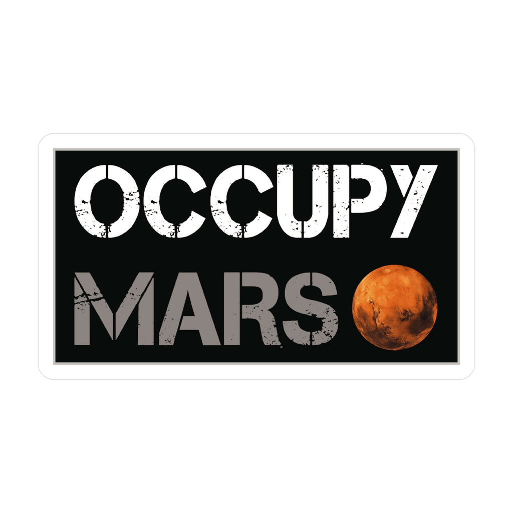 Occupy Mars Sticker