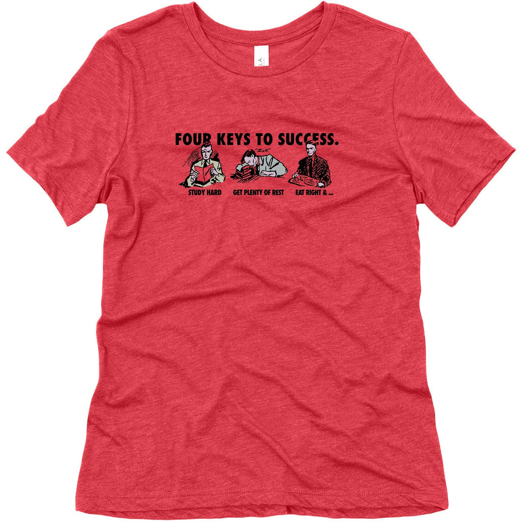 Four Keys to Success Womens Triblend Tee