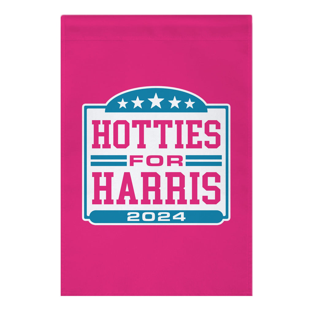 Hotties for Harris Garden Flag