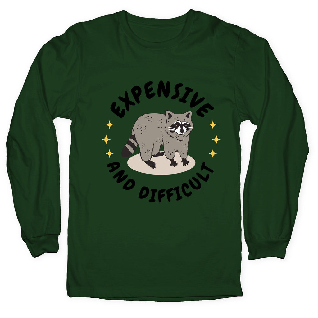Expensive and Difficult Trash Animal Longsleeve Tee