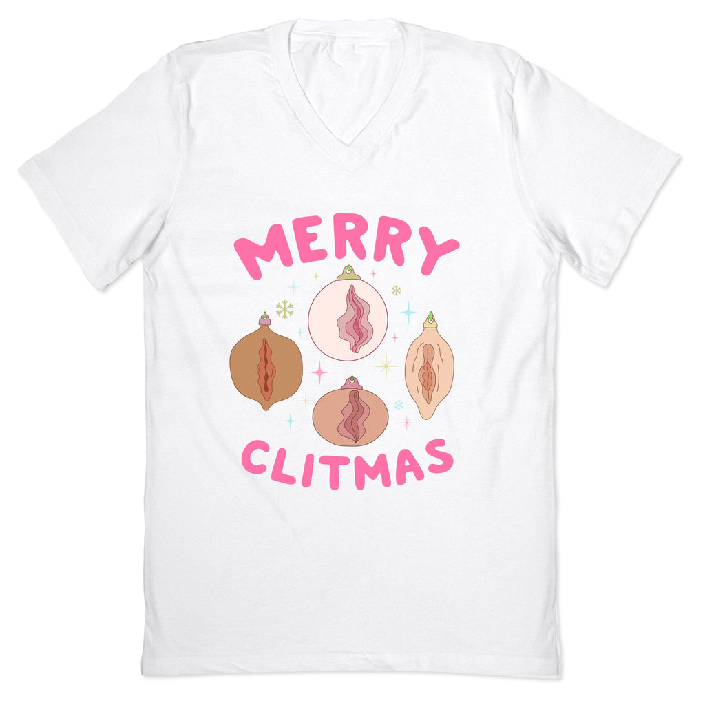 Merry Clitmas V-Neck